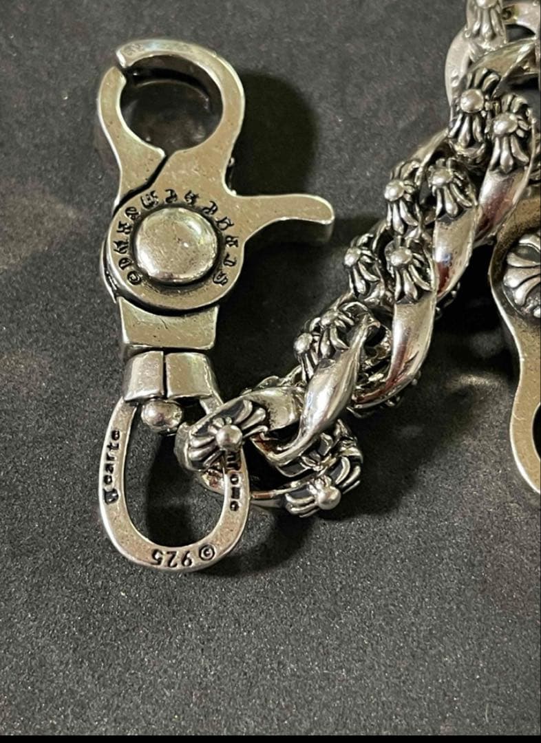 【新品】ウォレットチェーン　シルバー925刻印あり