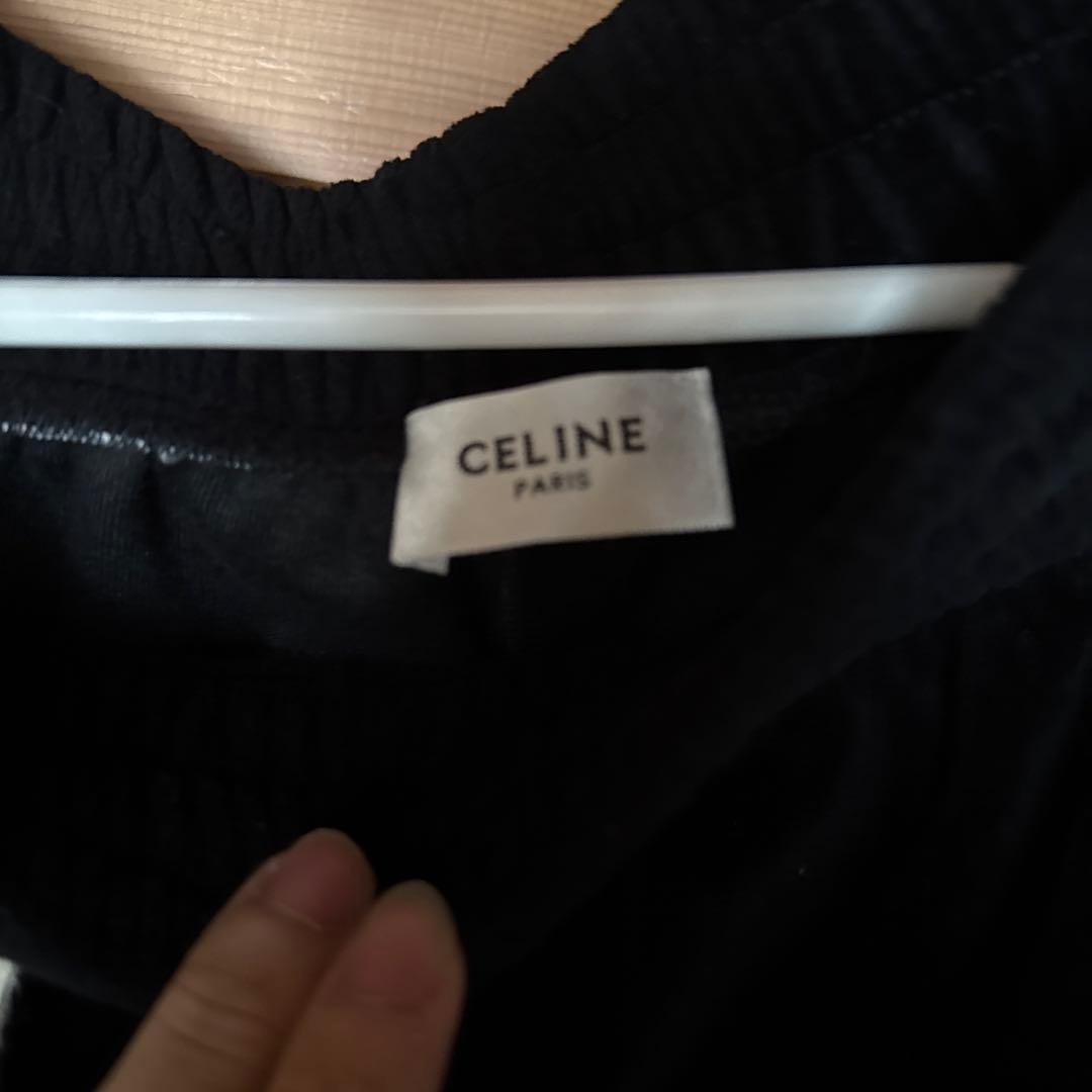 CELINE ベロアブラック セットアップ