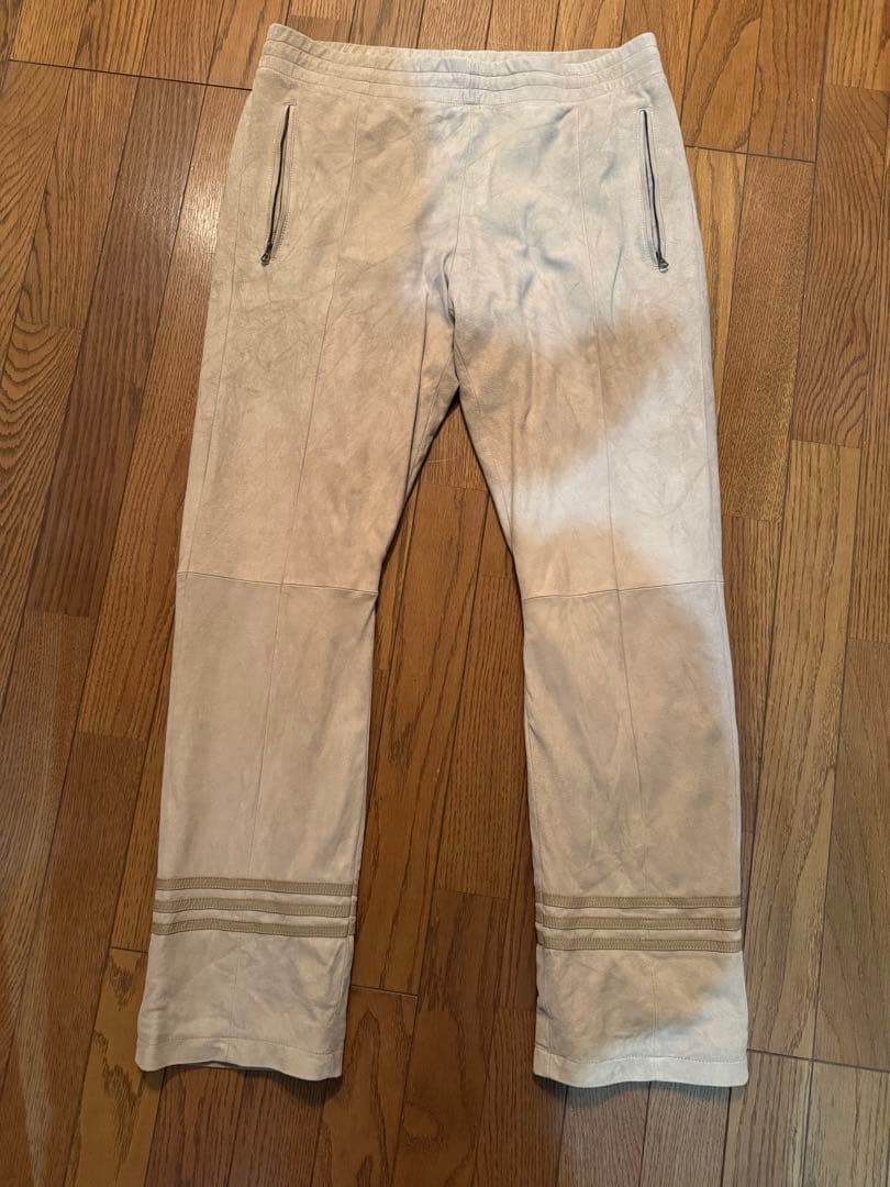 アディダス ベージュ スエードパンツ　NEIGHBORHOOD × adidas