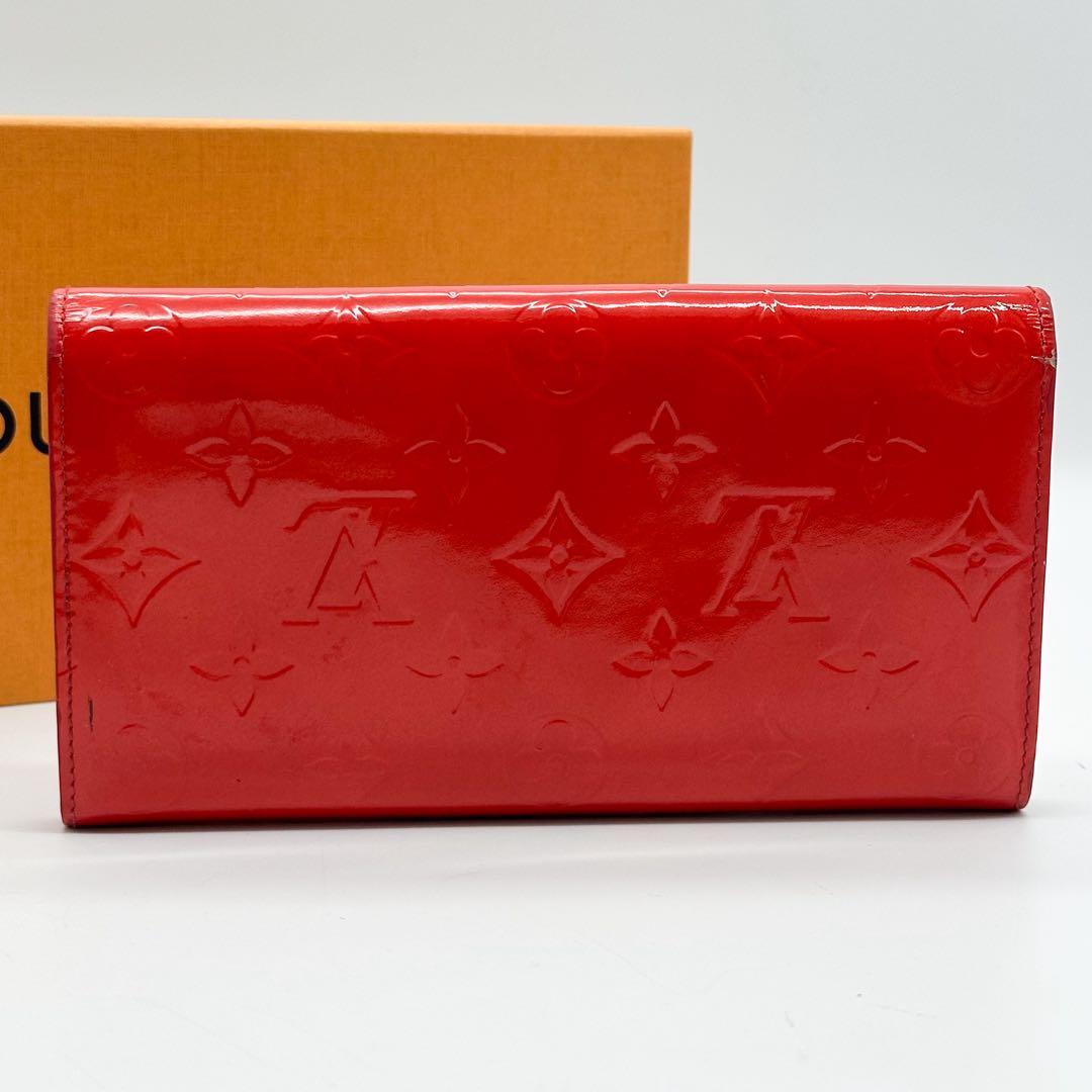 ルイヴィトン ポルトフォイユ サラ ヴェルニ 二つ折り 長財布 モノグラム