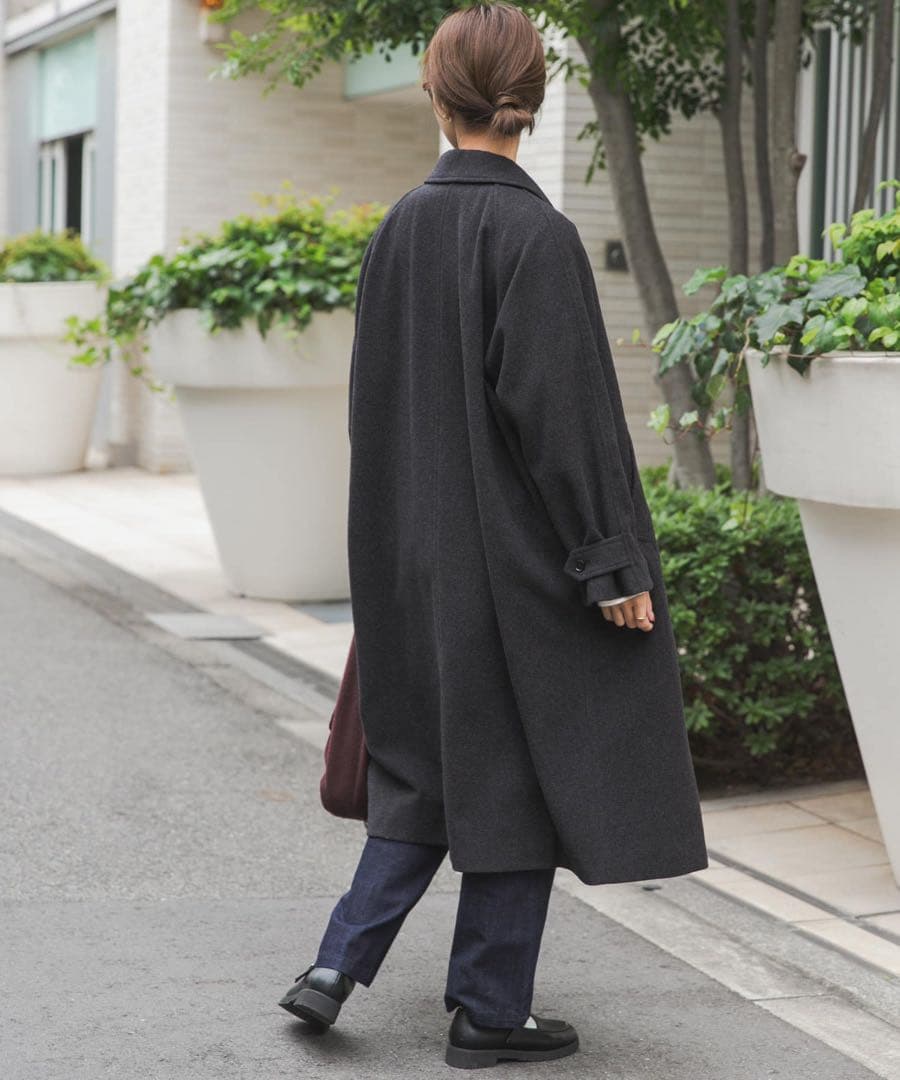 ★新品未使用タグ付き★UR DOORS＊ウール100バルマカーンコート