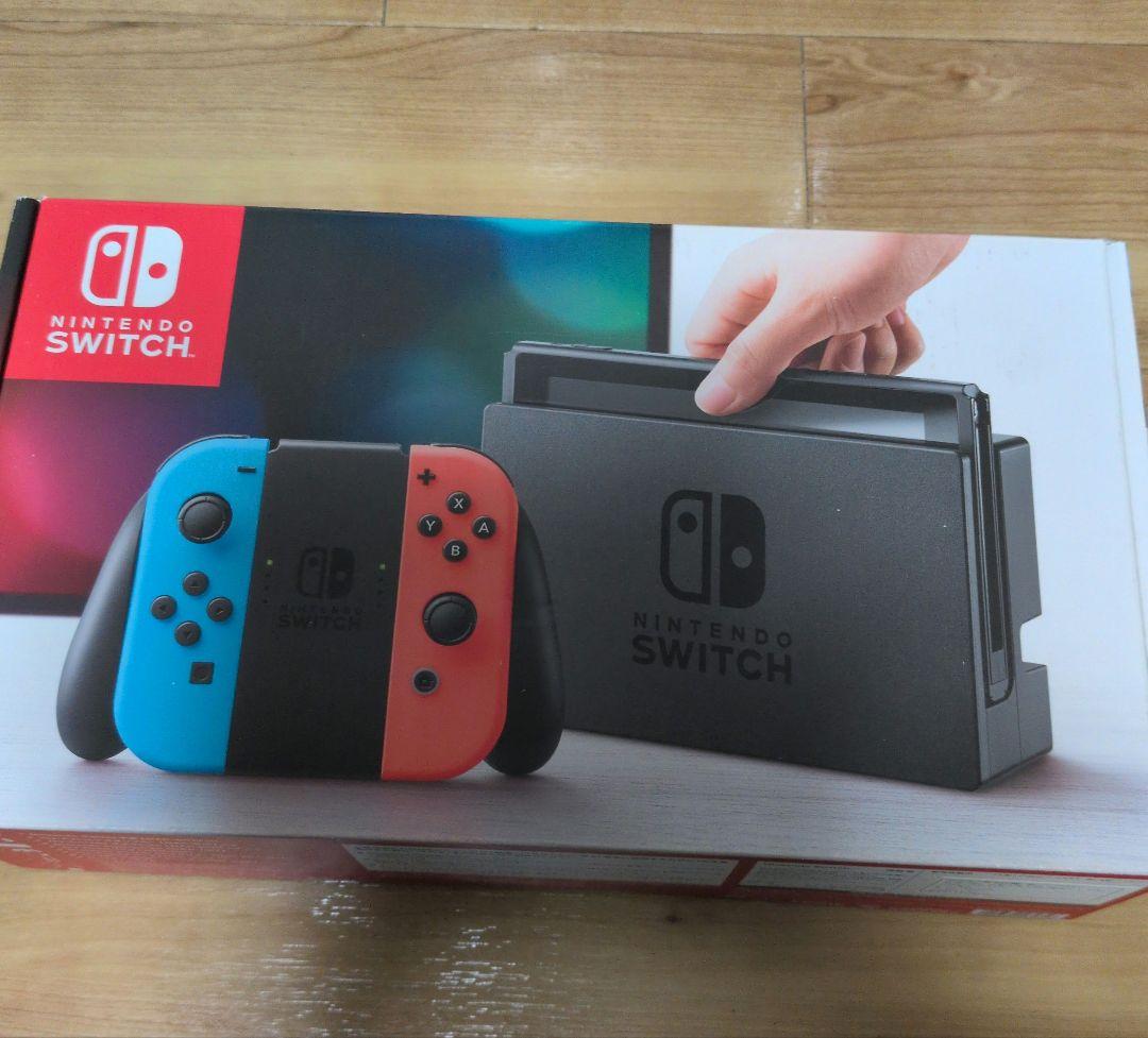 『ジャンク』Nintendo Switch ネオンブルー/ネオンレッド『箱付き』