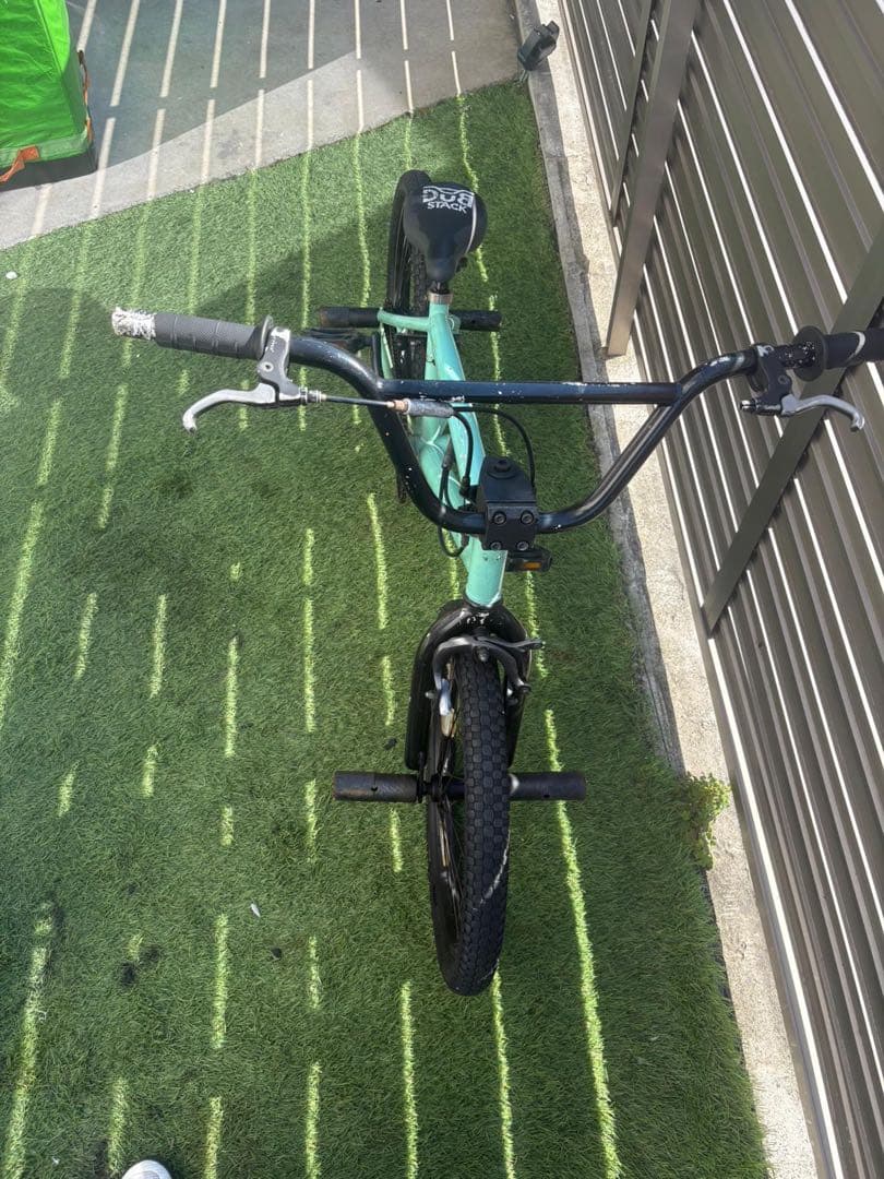 BMX フリースタイル 自転車 ミントグリーン 息子が使用 中古品