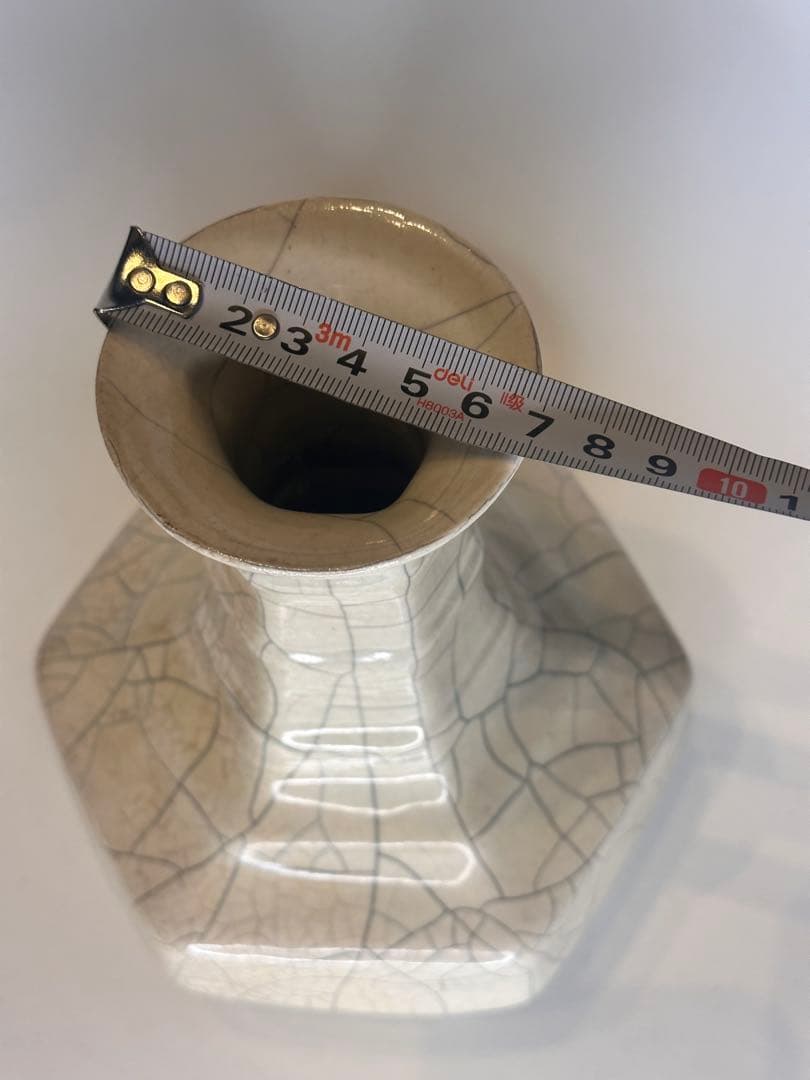 中国 明代 磁州窯 花瓶 貫入釉 古陶磁 骨董 收藏品