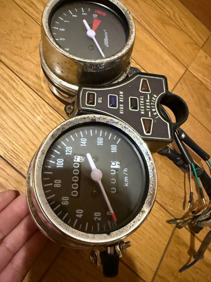 CB400FOUR 純正メーター 一式 CB400F スーパーホーク当時beet