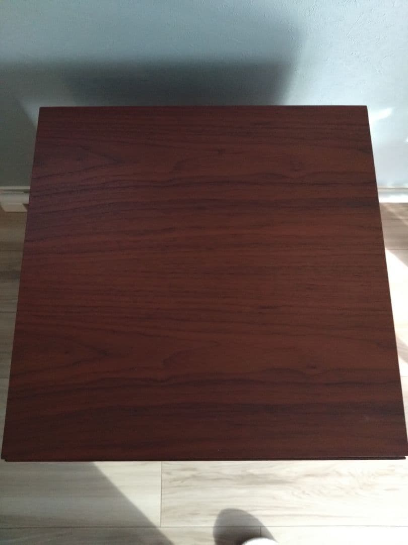 木製サイドテーブル　ウォールナット　 引き出し付き