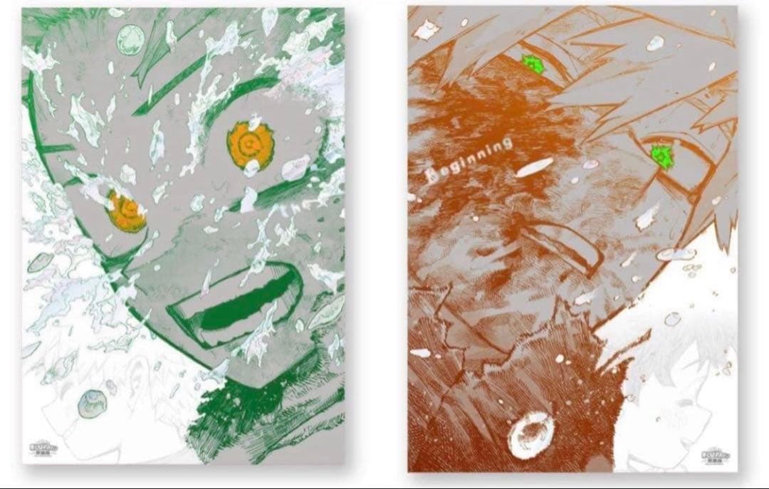 僕のヒーローアカデミア 原画展 A2アートポスター2枚セット　ヒロアカ