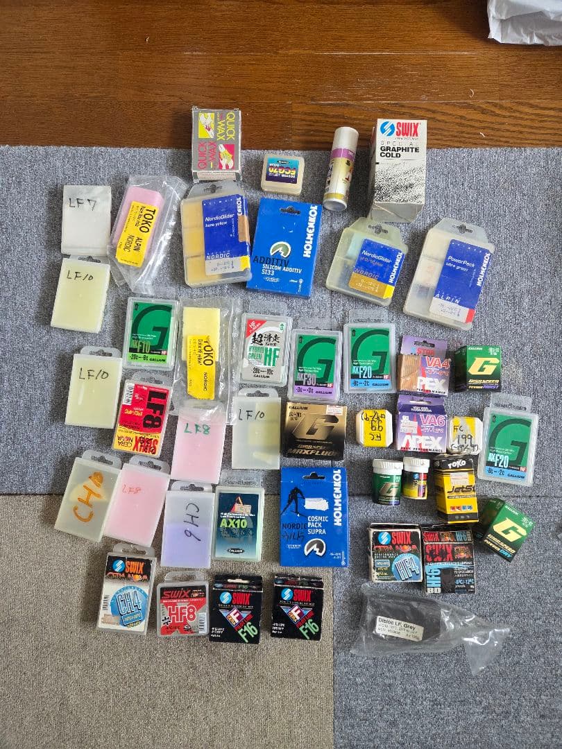 クロスカントリースキー用ワックス・メンテナンス用品セット