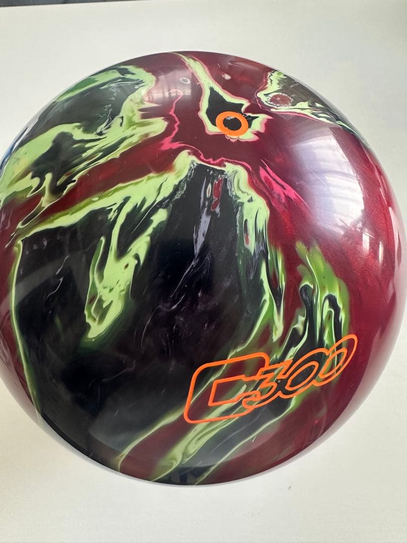 HIGH SPEED ボウリングボール 15LB スモーク/ライム/スカーレット