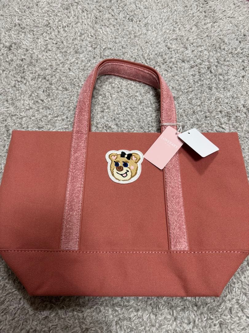 大人気 ラブラリーバイフェイラー オールドテディトートバッグL ピンク
