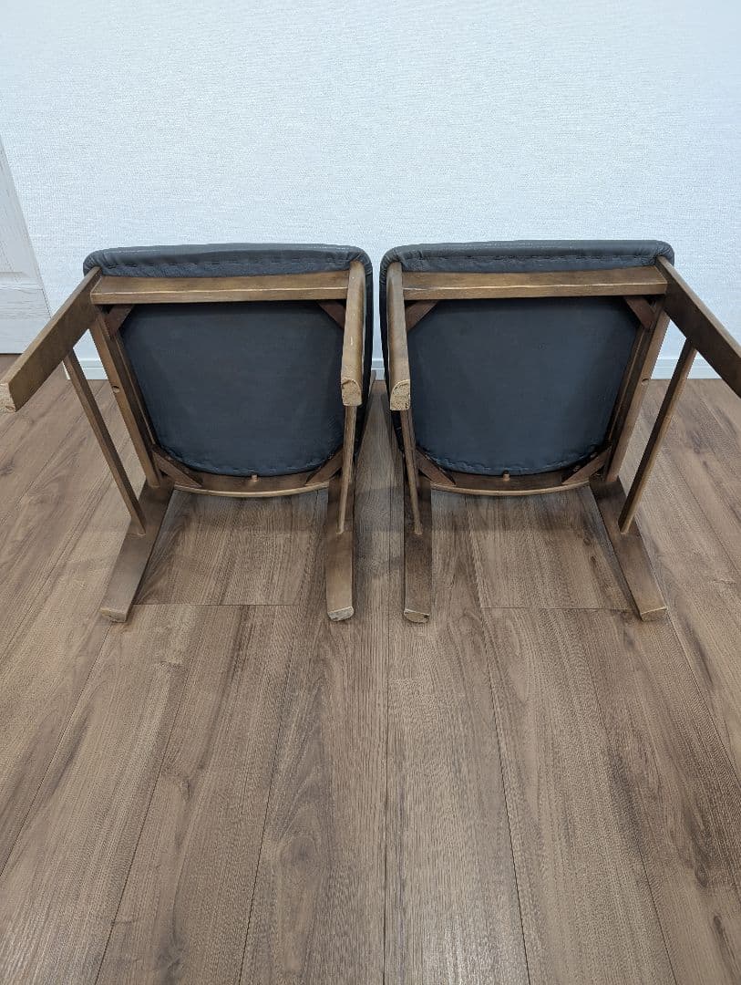 【karimoku】カリモク ダイニングチェア 2脚セット 木製モダン 北欧