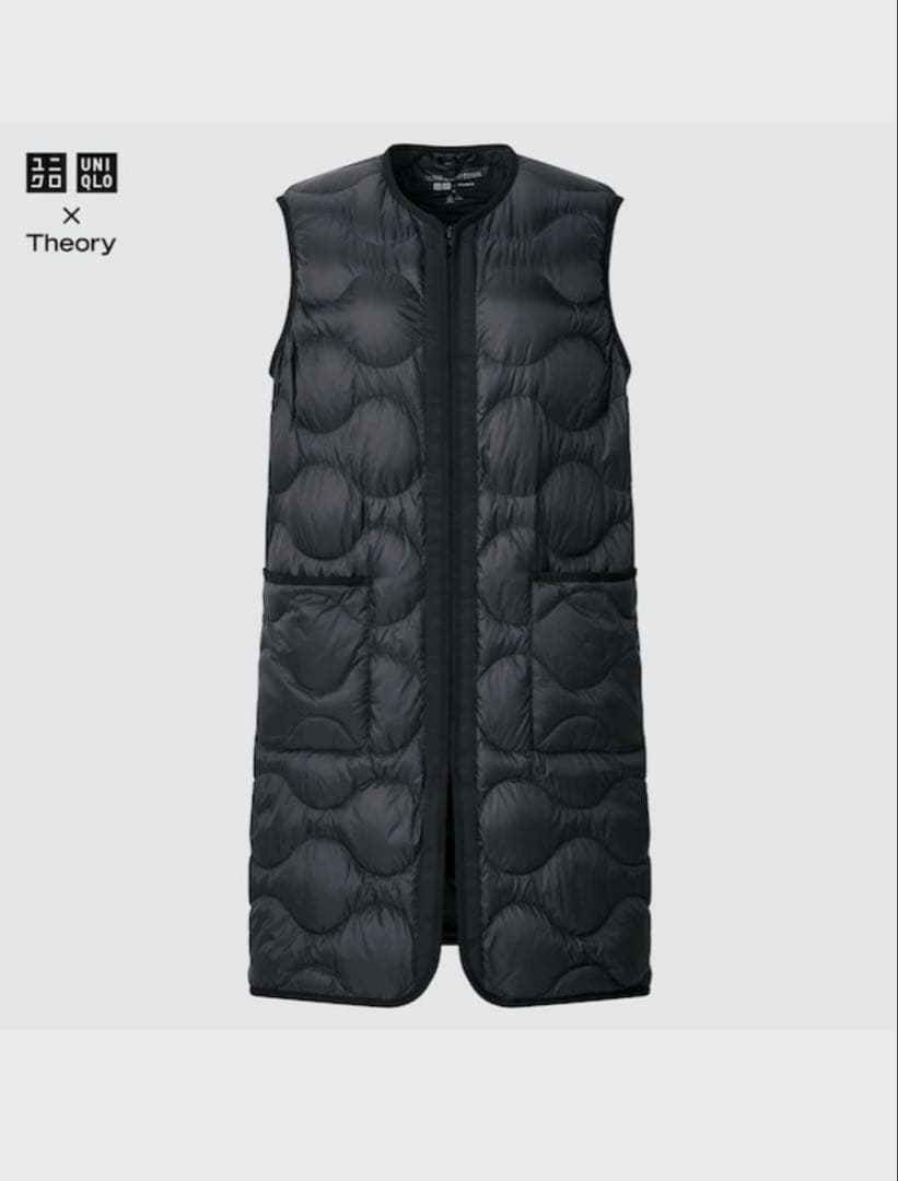 UNIQLO×Theoryウルトラライトダウンロングベスト M