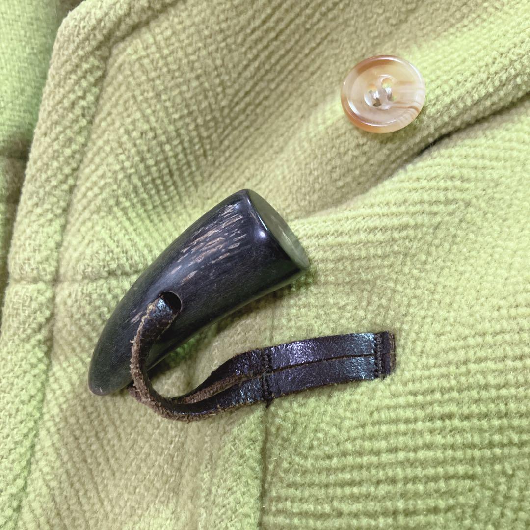 【希少色】OLD　ENGLAND ダッフルコート　ライム色　ヘリンボーン