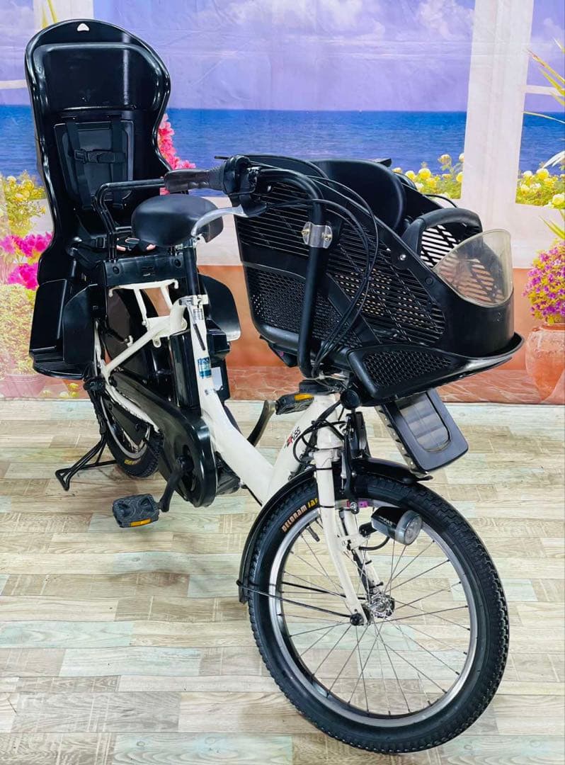 ヤマハパスキス⭐️人気モデル！子供乗せ電動アシスト自転車Y3034