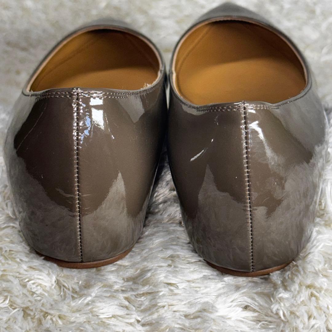 極美品CHEMBUR チェンバー　パンプス　エナメル　23cm