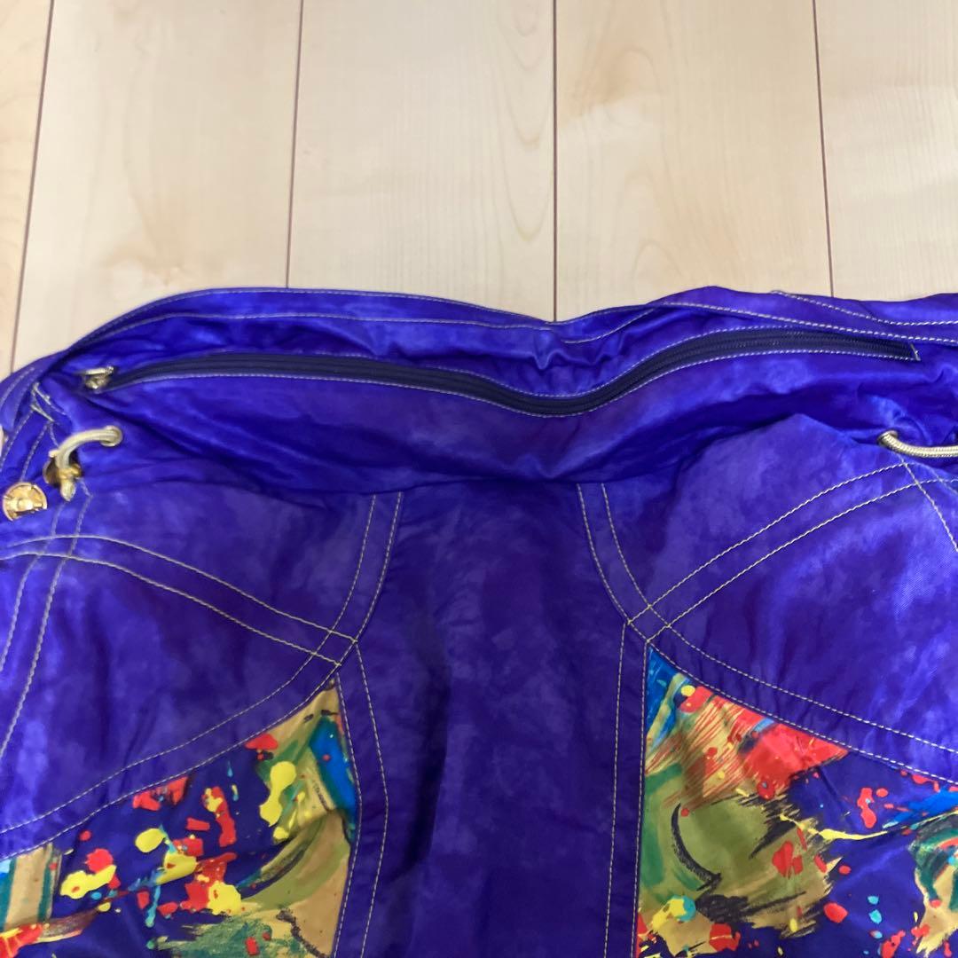 レア★美品★DESCENTE スキースノーボードウェア上下カラフル紫黄色Ｏサイズ