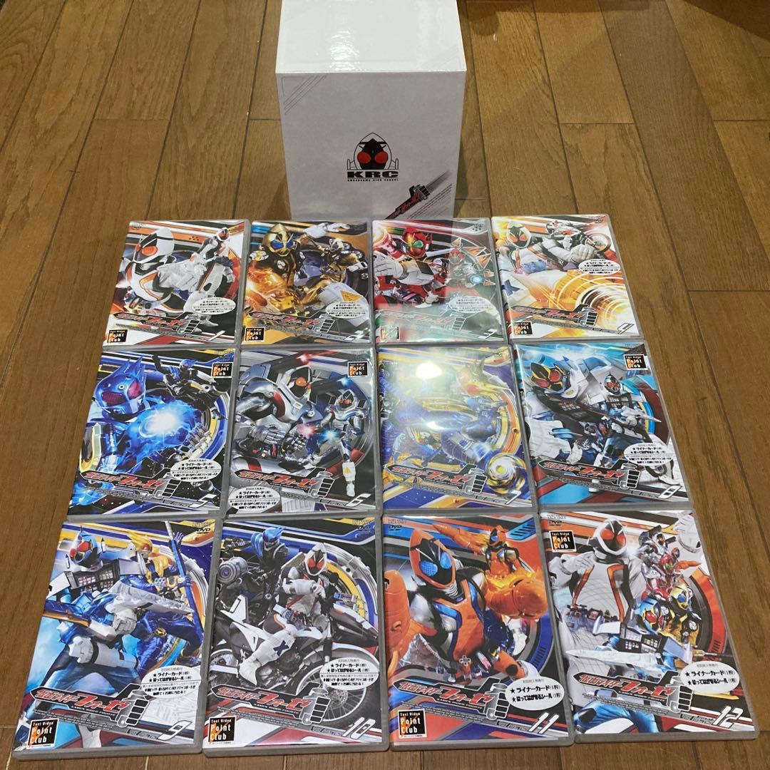 【値下げ】仮面ライダーフォーゼDVD 全巻12巻セット　初回限定