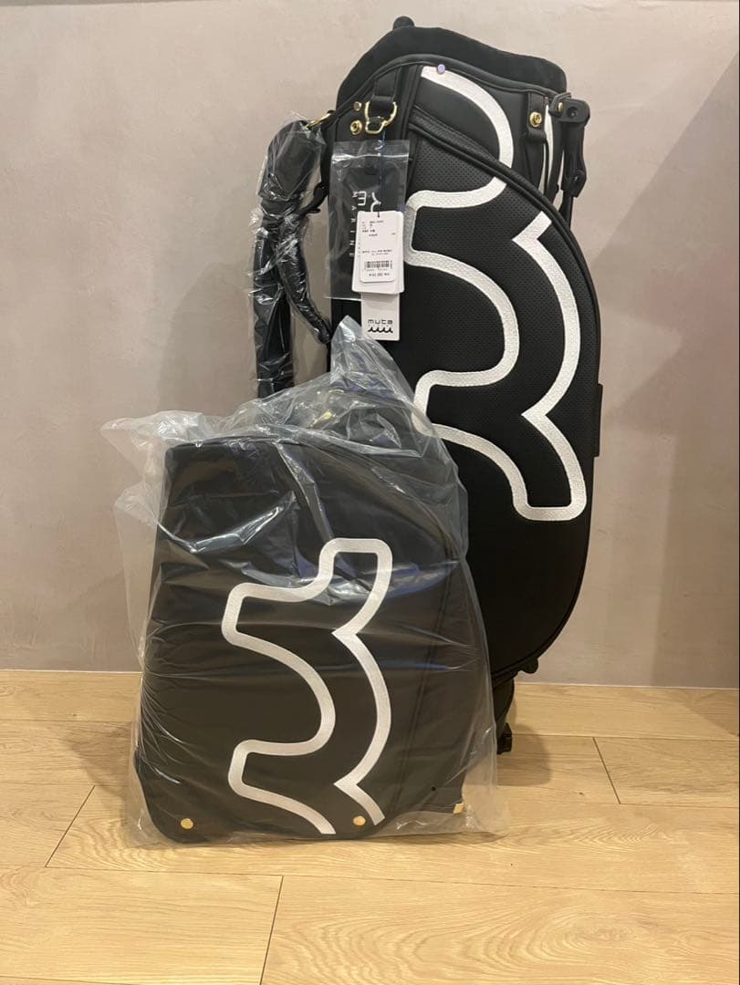 新品未使用 muta MARINE キャディバッグ ブラック ゴルフ