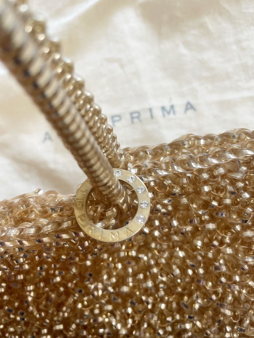 美品★ANTEPRIMA アンテプリマ　★スタンダード　スクエア　ゴールド