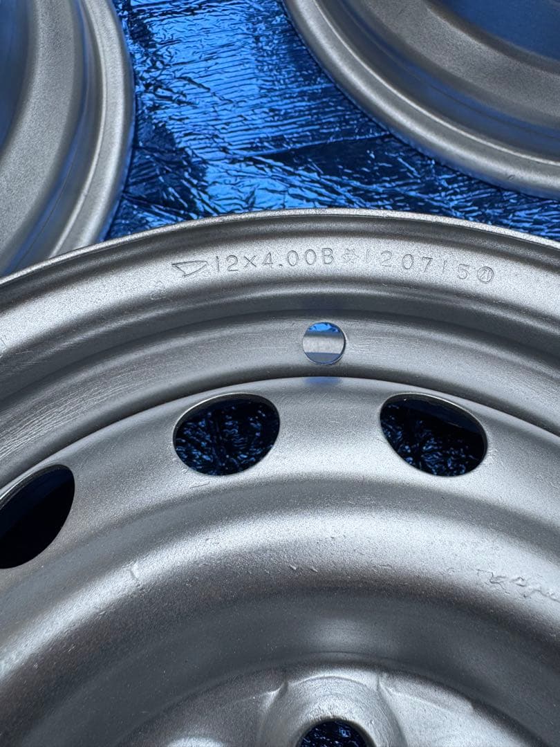 ダイハツ12インチ スチールホイール 4枚セット