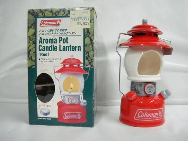 コールマン　アロマ ポット キャンドル ランタン　レッド 【726307】
