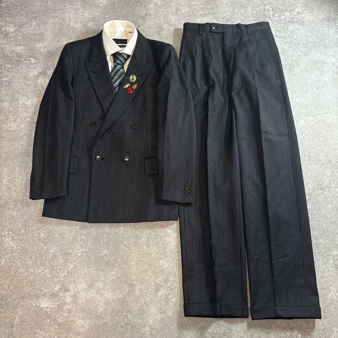 90s vintage レトロセットアップ スーツ ピンズ No.124