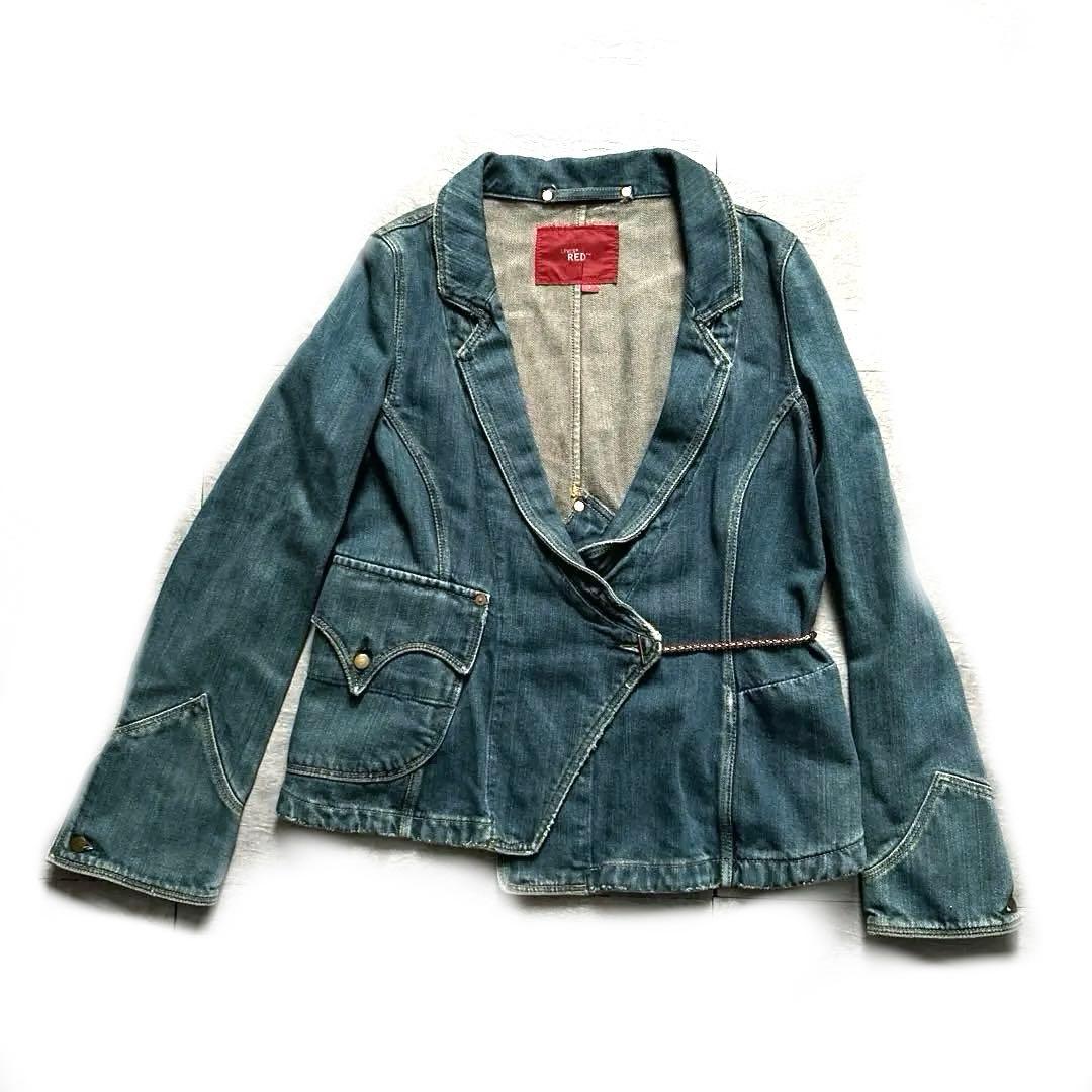 リーバイスレッド Levi's REDデニム変形ジャケット Sサイズ金具チェーン