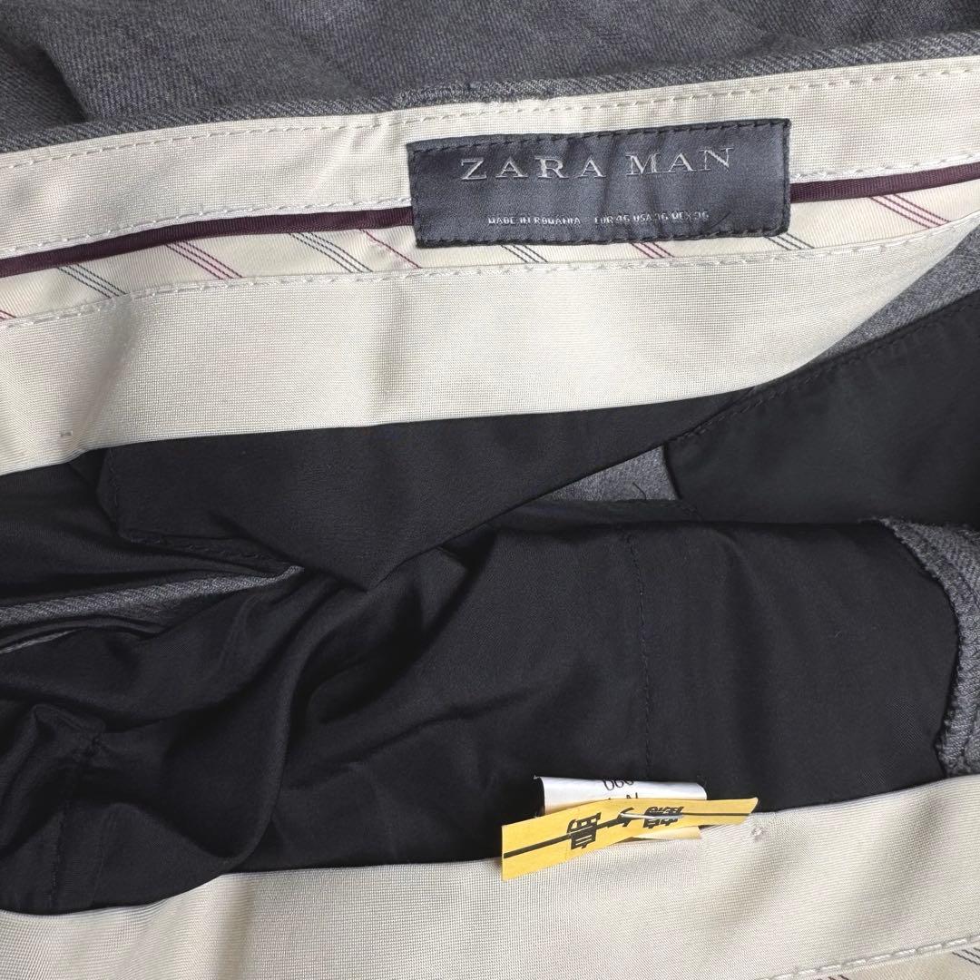 ZARA｜4wayストレッチグレーチェックシングルスーツセットアップ