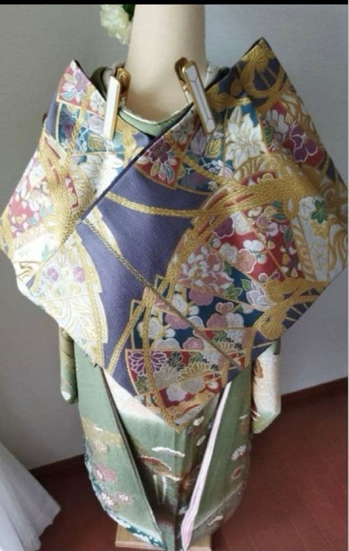 振袖☆古典柄☆6点セット 正絹フルセット　成人式