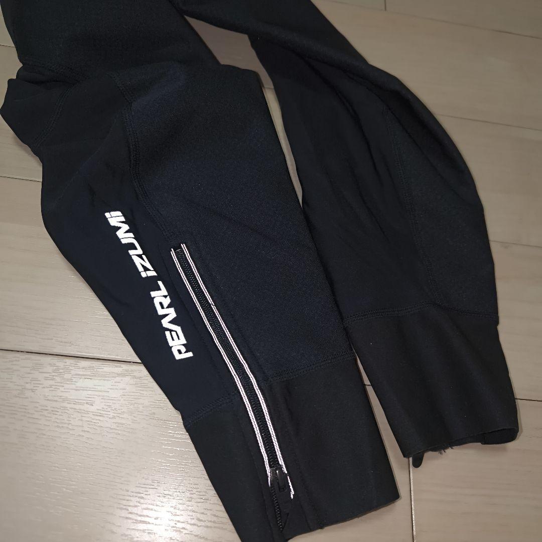 新品タグ付 パールイズミ　レディース　ウィンドブレーク　黒　裏起毛　Mサイズ