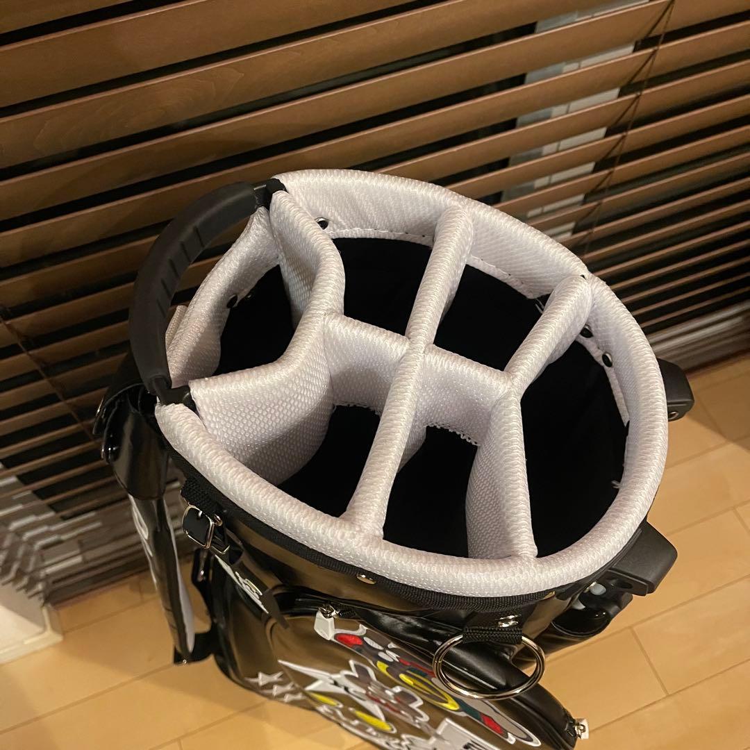 【即発送】PEARLY GATESパーリーゲイツ キャディバッグ ゴルフバッグ黒