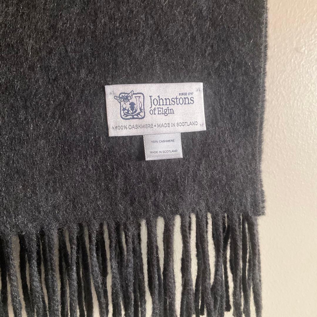 極美品　Johnstons カシミヤ大判ストール　クリーニング済み