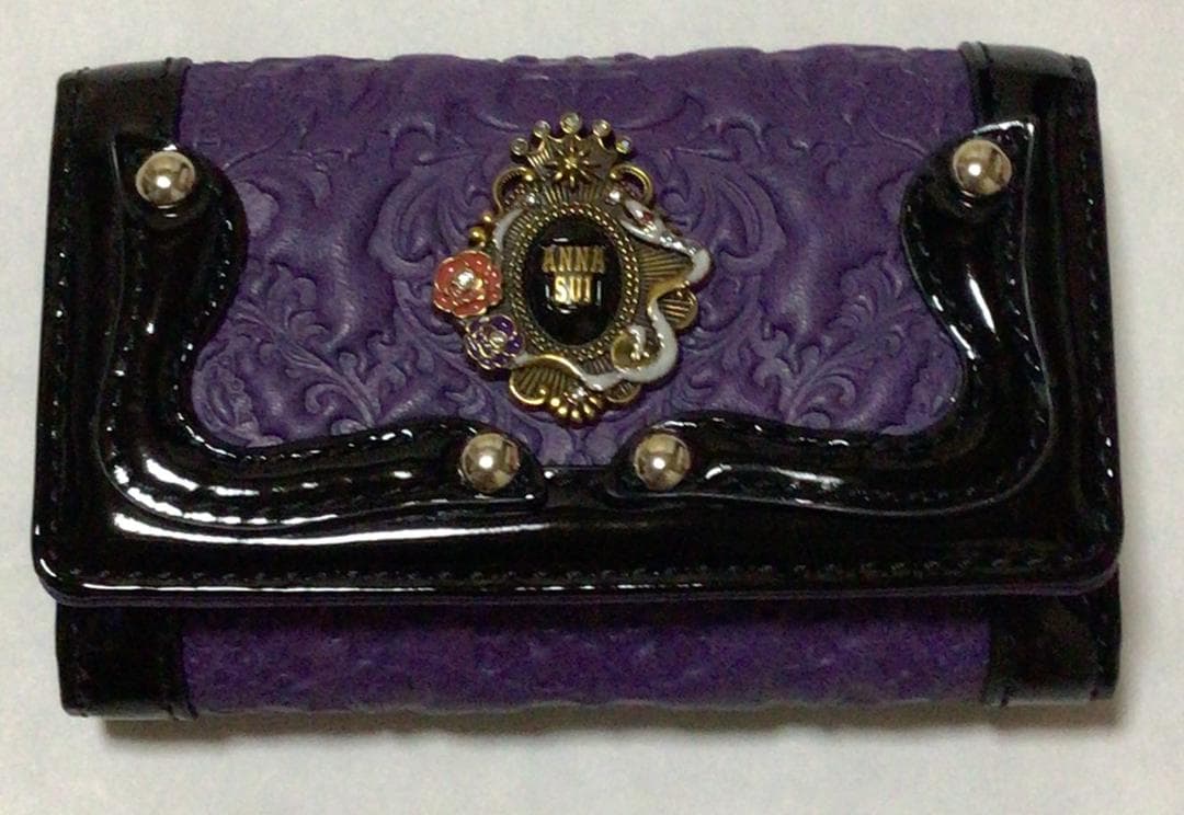 ANNA SUI　キーケース　セルパン　パープル