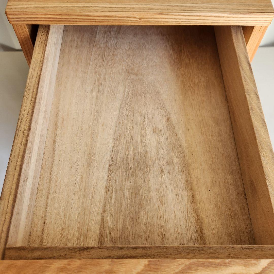 廃盤モデル　無印良品 木製 デスクキャビネット タモ材　➁