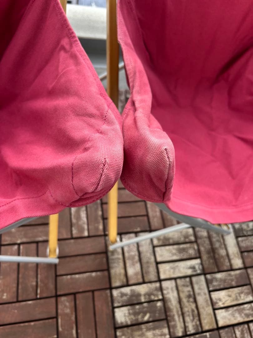 スノーピーク / テイクチェアー(希少:エンジ色) 2脚セット