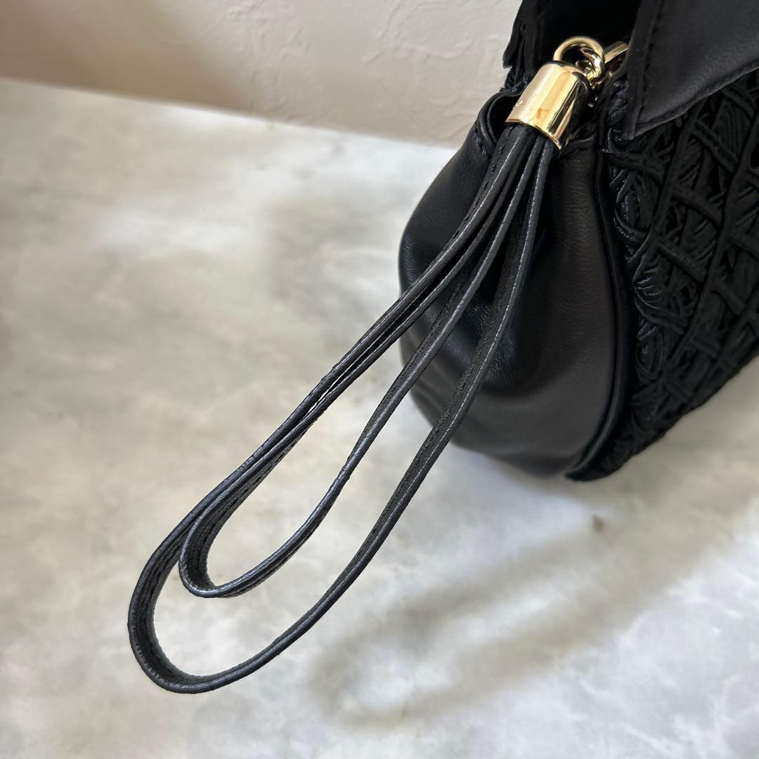 ESCADA エスカーダ　ブラック クラッチバッグ