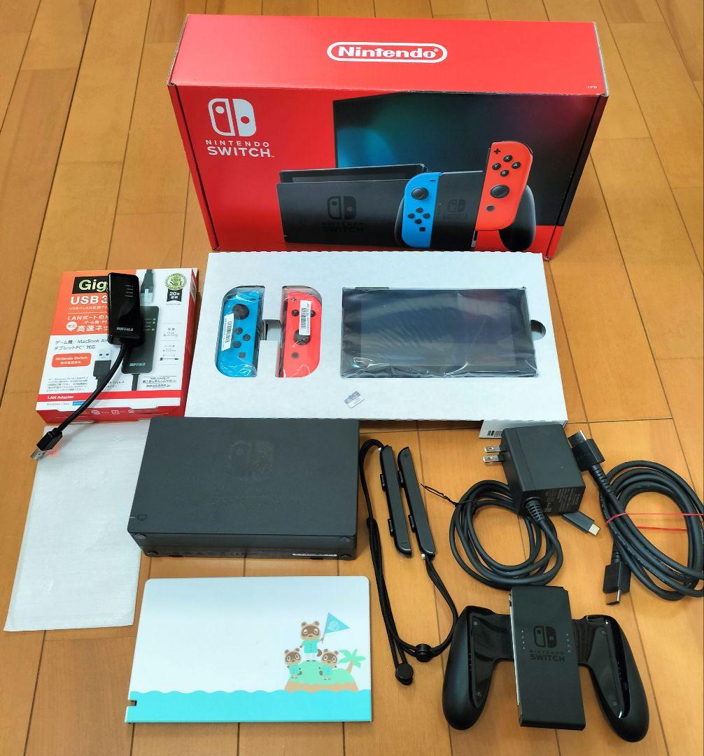 Nintendo Switch 赤/青　ニンテンドースイッチ　本体　付属品多数
