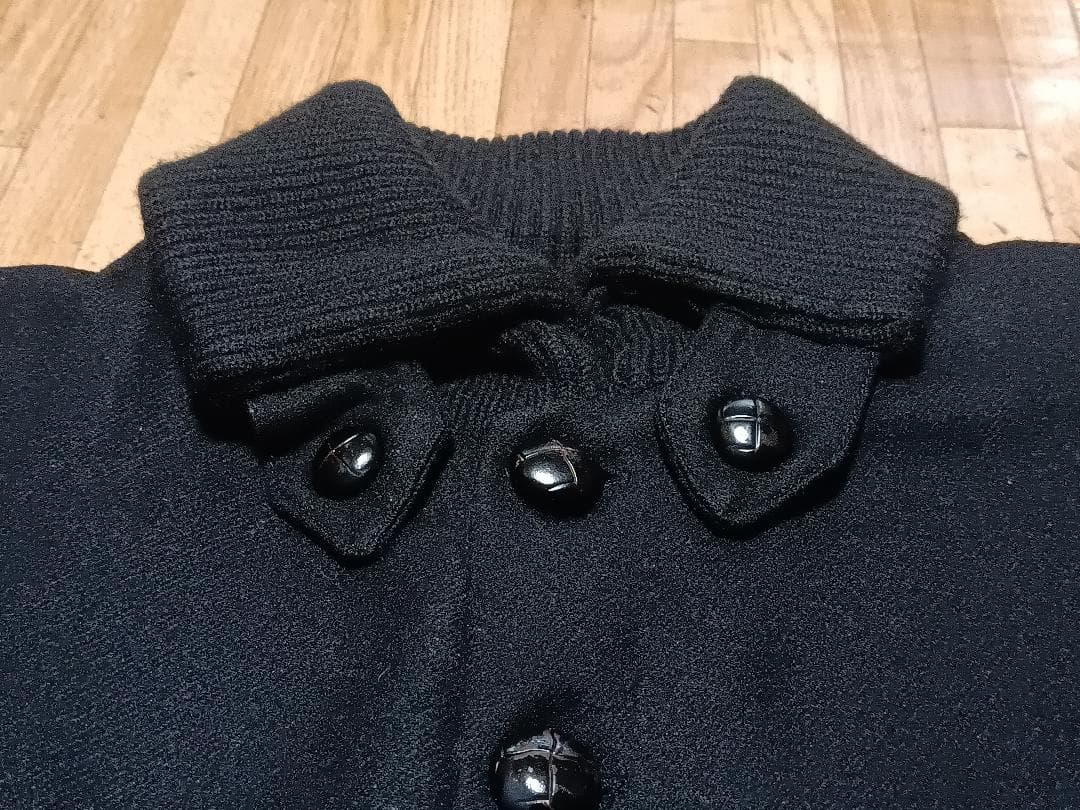 【イギリス製】yarmo ドンキーコート サイズ42 黒 イングランド ヤーモ