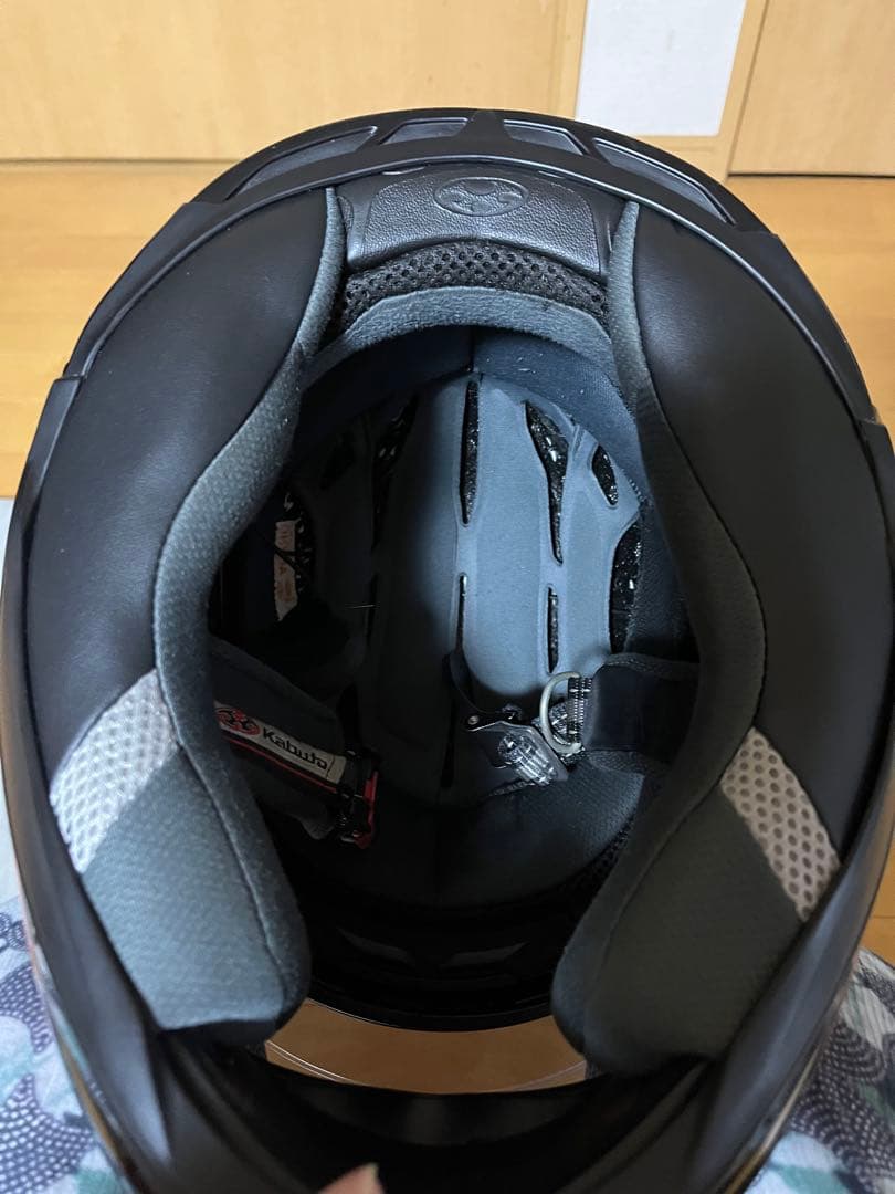 青木‼️KABUTO フルフェイスヘルメット レッド/ブラック