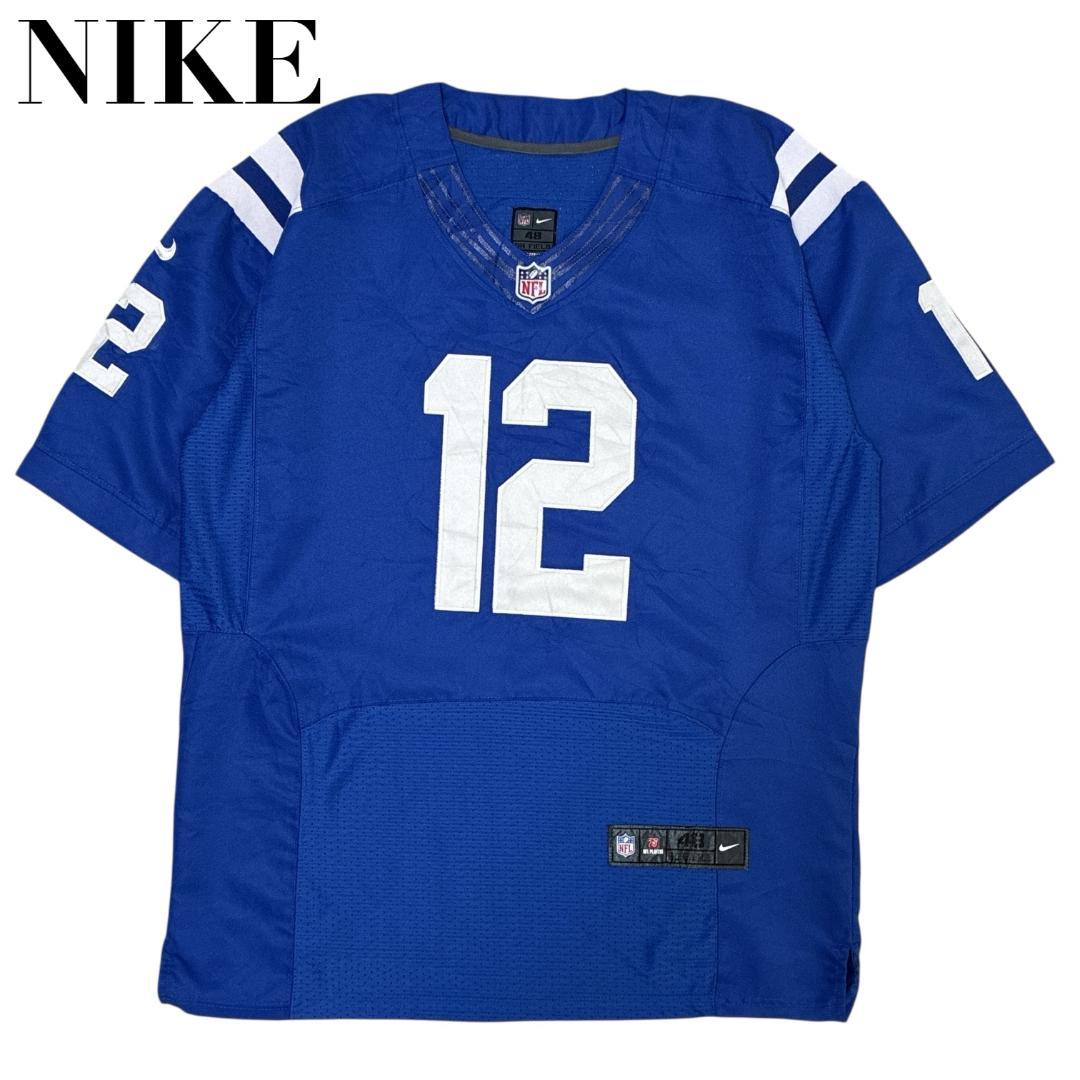 NIKE NFLジャイアンツ 両面刺繍 アメフト ゲームシャツ ユニフォーム