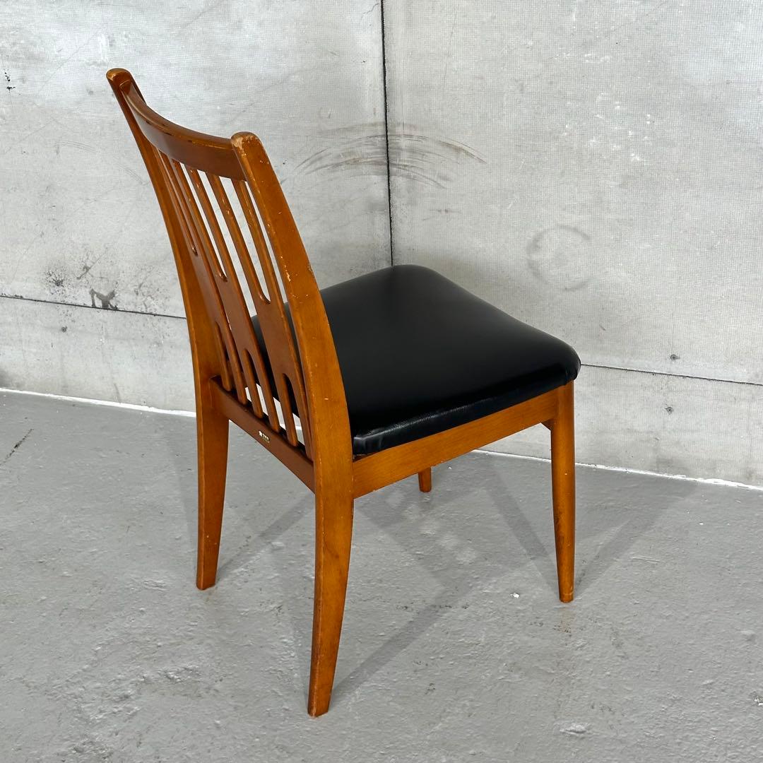 ✦昭和レトロ✦ karimokuカリモク 旧カタカナロゴ ダイニングチェア