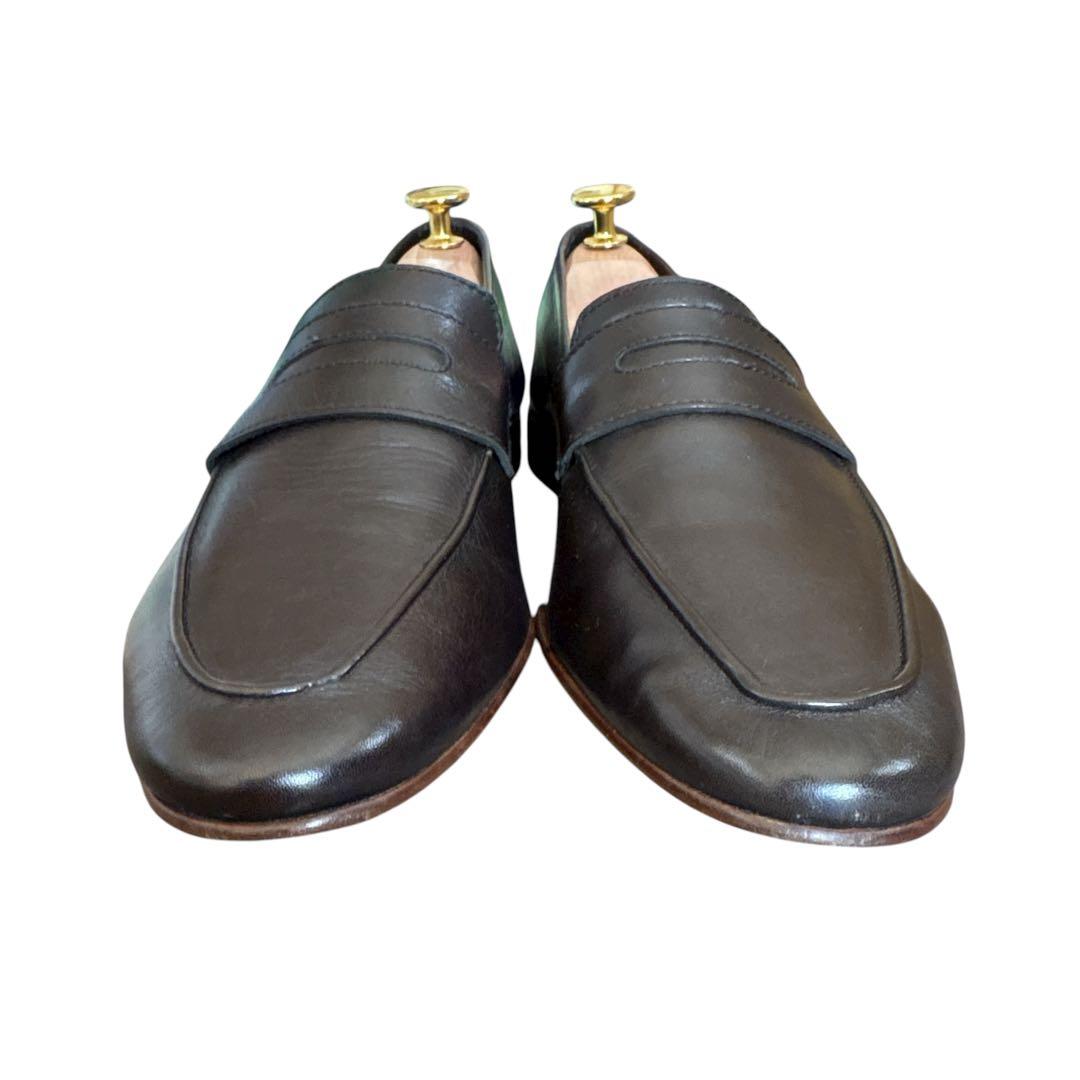 美品✨ バーニーズニューヨーク ローファー （25） 焦茶 ドレスシューズ