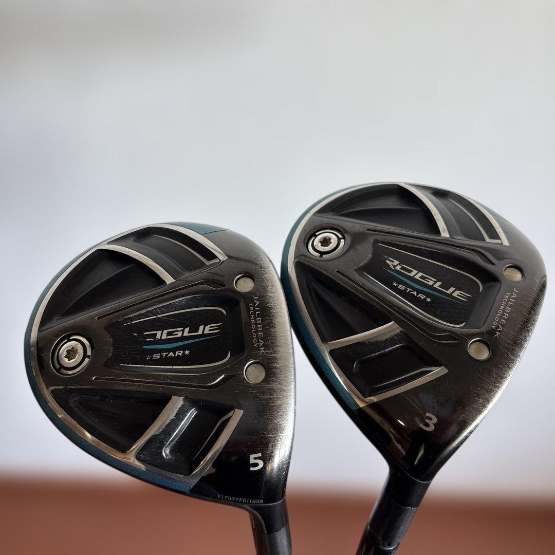 値下げ！キャロウェイRogue ローグスターフェアウェイウッド #3、#5セット