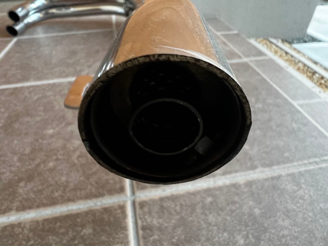 ゼファー400 χ 4-2-1マフラー 42.7 カット加工