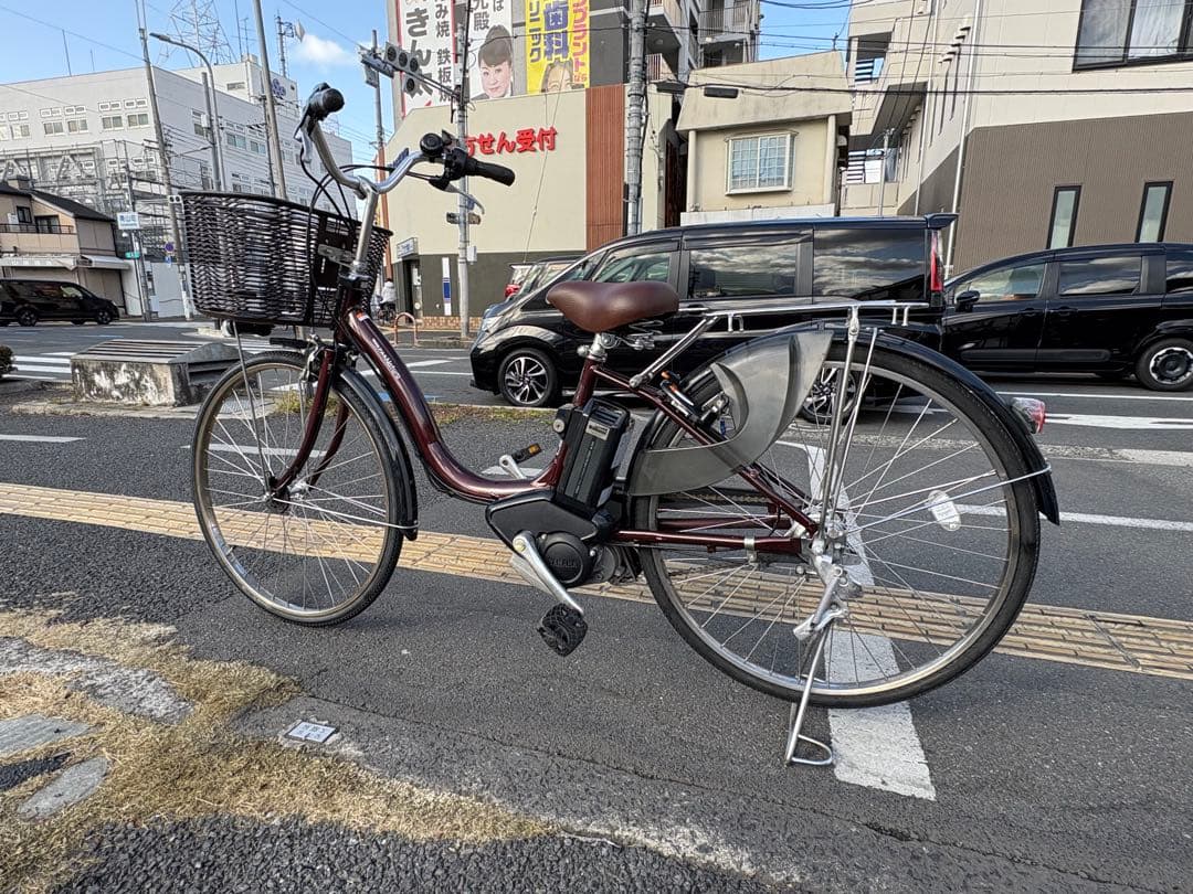 中古YAMAHA電動アシスト自転車　8.7Ah 大阪　028番