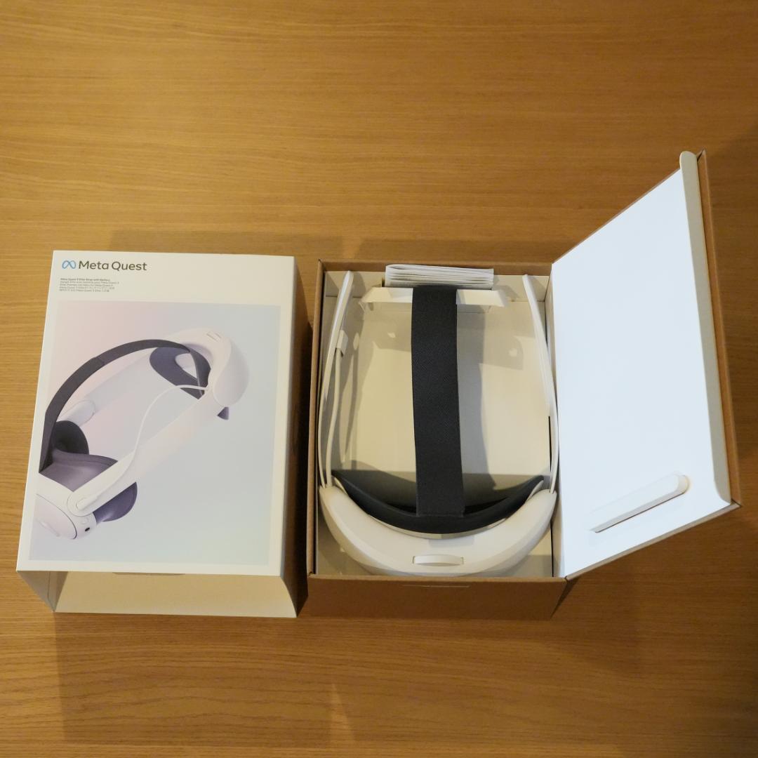 【美品】 Quest 3/3S Eliteストラップバッテリー付き