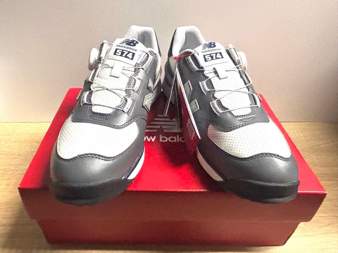 未使用 28cm 2E ニューバランスゴルフシューズUG574BJ4 グレー