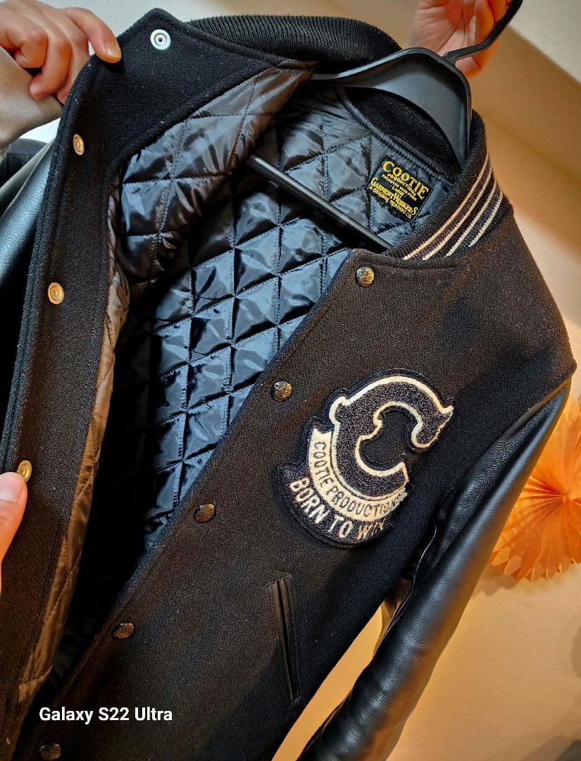 COOTIE /1st. PLACE JACKET　袖レザースタジャン-15秋冬