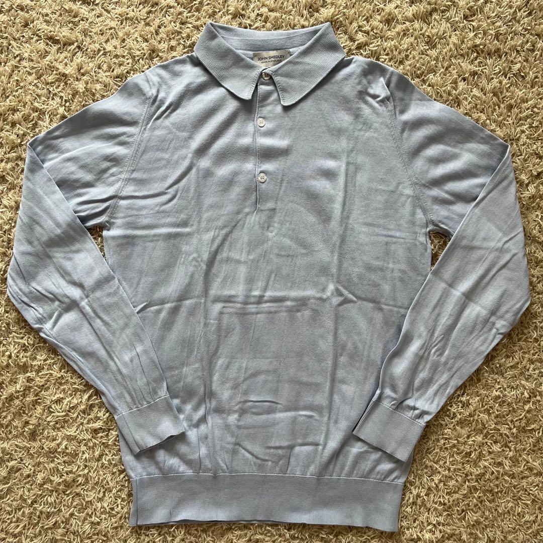 【美品】ジョンスメドレー BRADWELライトブルー