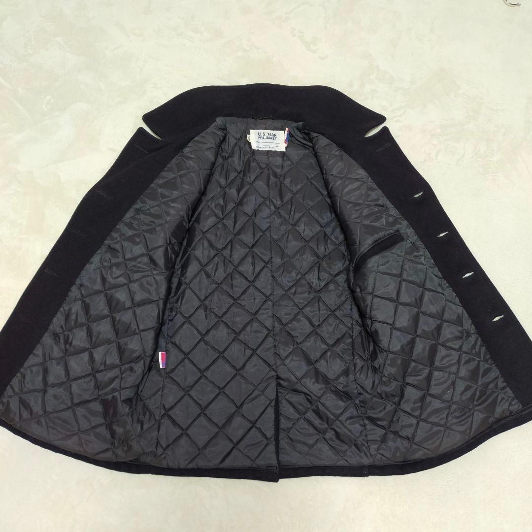 美品　USA製　SCHOTT　U.S.740N　40サイズ　ブラック　ピーコート